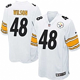 Nike Men & Women & Youth Steelers #48 Wilson White Team Color Game Jersey,baseball caps,new era cap wholesale,wholesale hats